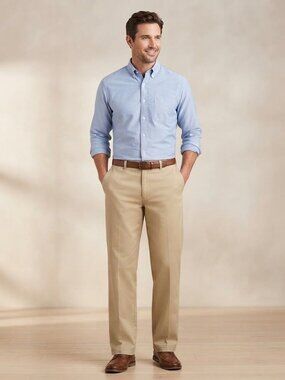Dockers Premium Mens Relaxed Fit Khaki Pants W42 L30
